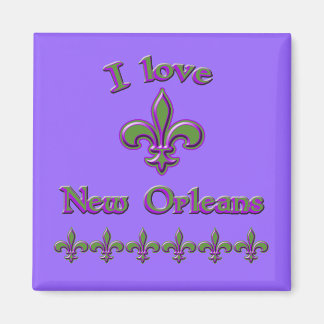 Aimant I Love New Orleans T-shirts, Mugs, Buttons