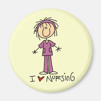 Aimant I Love Nursing T-shirts and Gifts