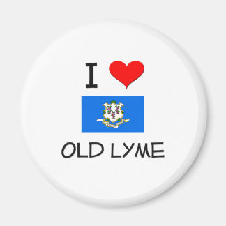 Aimant I Love Old Lyme Connecticut
