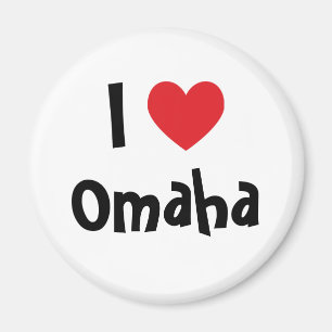 Aimant I Love Omaha