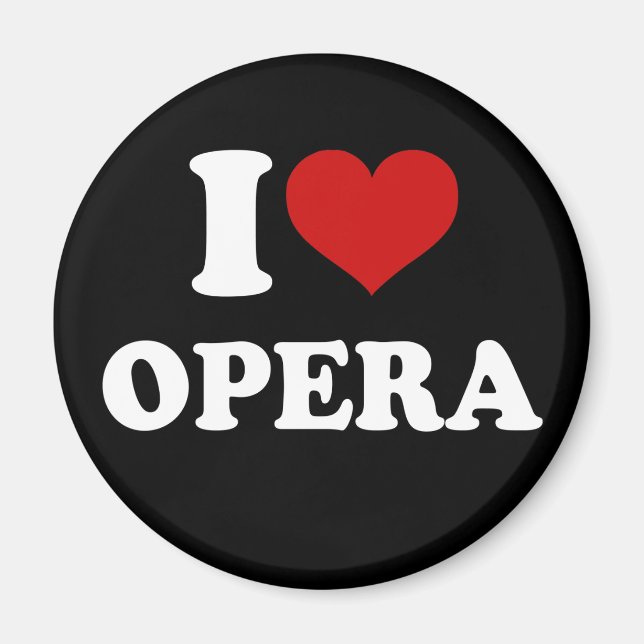 Aimant I Love Opera (Devant)
