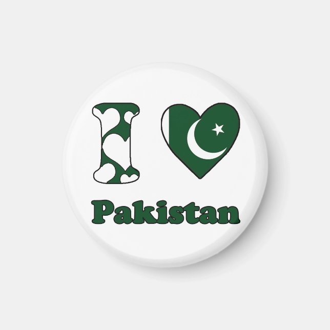 Aimant I love Pakistan (Devant)