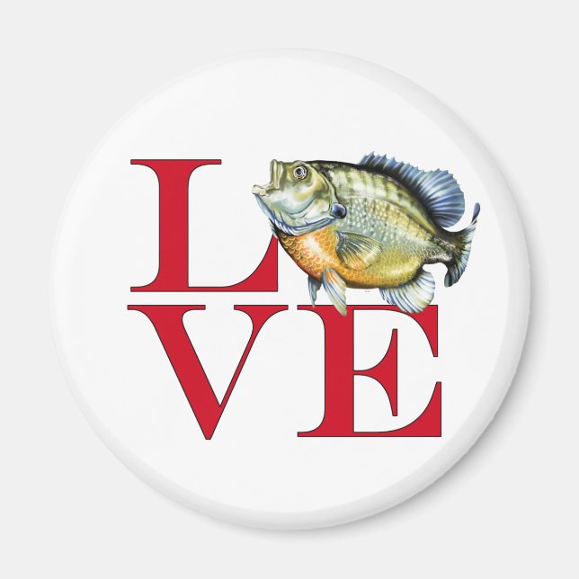 Aimant I Love Panfish (Devant)