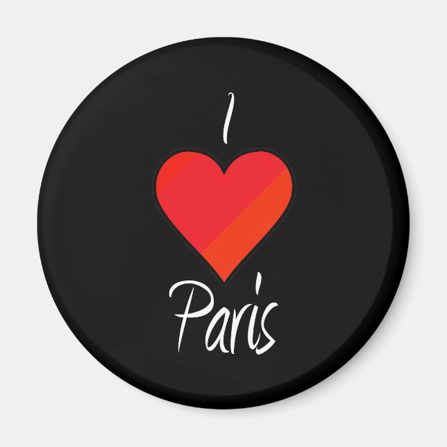 Aimant I Love Paris (Devant)