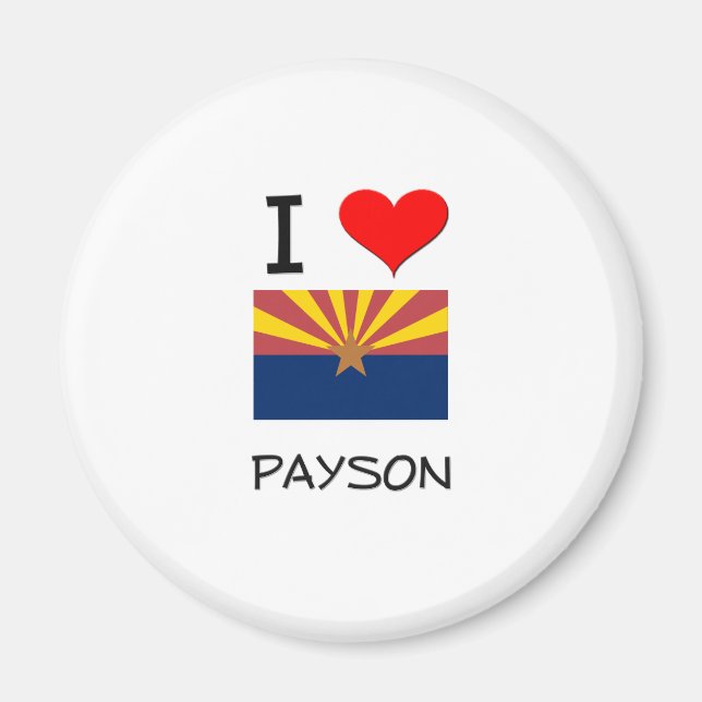 Aimant I Love PAYSON Arizona (Devant)