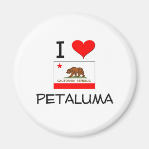 Aimant I Love PETALUMA Californie
