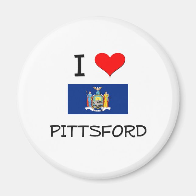 Aimant I Love Pittsford New York (Devant)