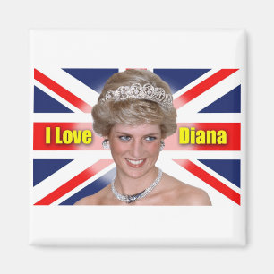 Aimant I Love Princess Diana