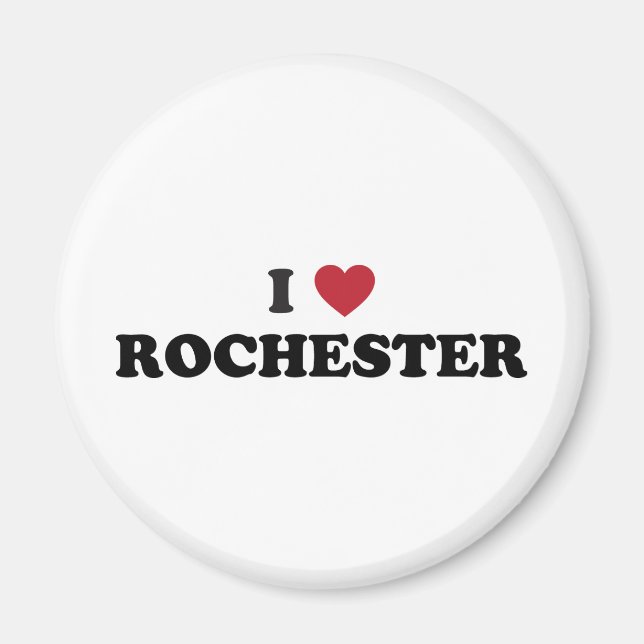 Aimant I Love Rochester New York (Devant)