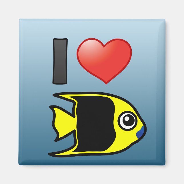 Aimant I Love Rock Beauty (Devant)