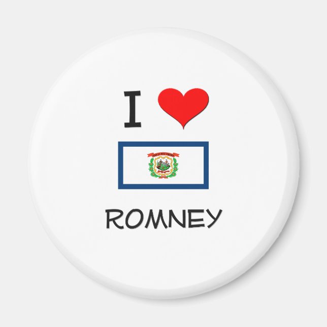 Aimant I Love Romney West Virginia (Devant)