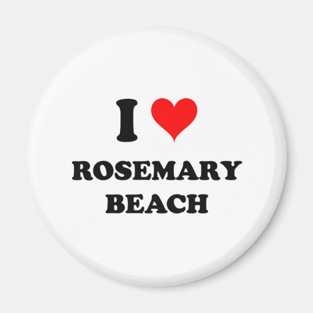Aimant I Love Rosemary Beach Floride (Devant)