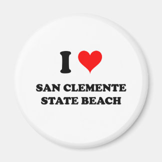 Aimant I Love San Clemente State Beach California
