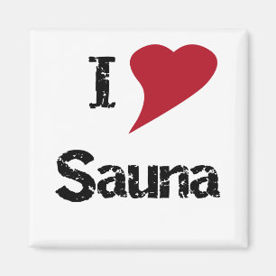 Aimant I Love Sauna