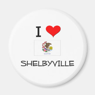Aimant I Love SHELBYVILLE Illinois