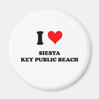 Aimant I Love Siesta Key Public Beach Florida