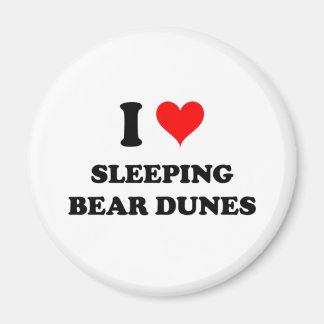Aimant I Love Sleeping Bear Dunes Michigan