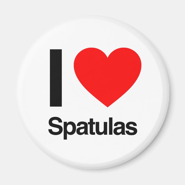 Aimant i love spatulas (Devant)