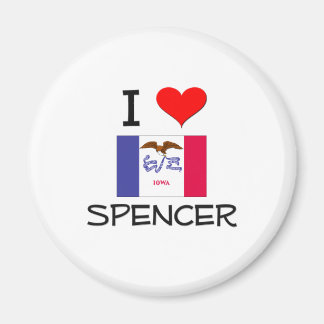 Aimant I Love SPENCER Iowa