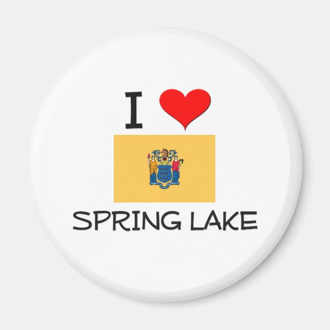 Aimant I Love Spring Lake New Jersey (Devant)