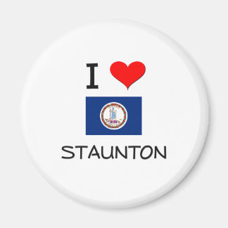 Aimant I Love Staunton Virginia