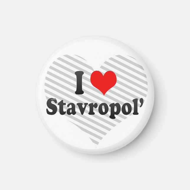 Aimant I Love Stavropol', Russie (Devant)