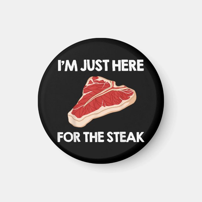Aimant I Love Steak Cadeau Ribeye House (Devant)