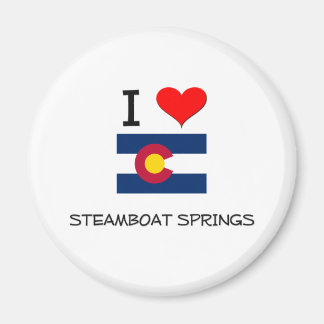 Aimant I Love STEAMBOAT SPRINGS Colorado