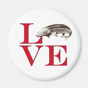 Aimant I Love Sturgeon