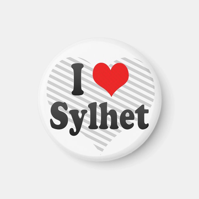 Aimant I Love Sylhet, Bangladesh (Devant)