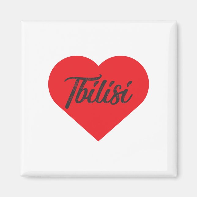 Aimant I Love Tbilisi - Géorgie (Devant)
