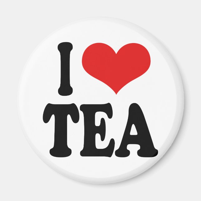 Aimant I Love Tea (Devant)