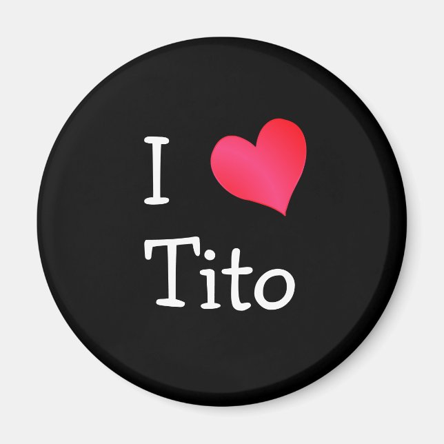 Aimant I Love Tito (Devant)