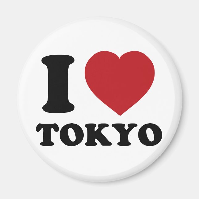 Aimant I Love Tokyo (Devant)