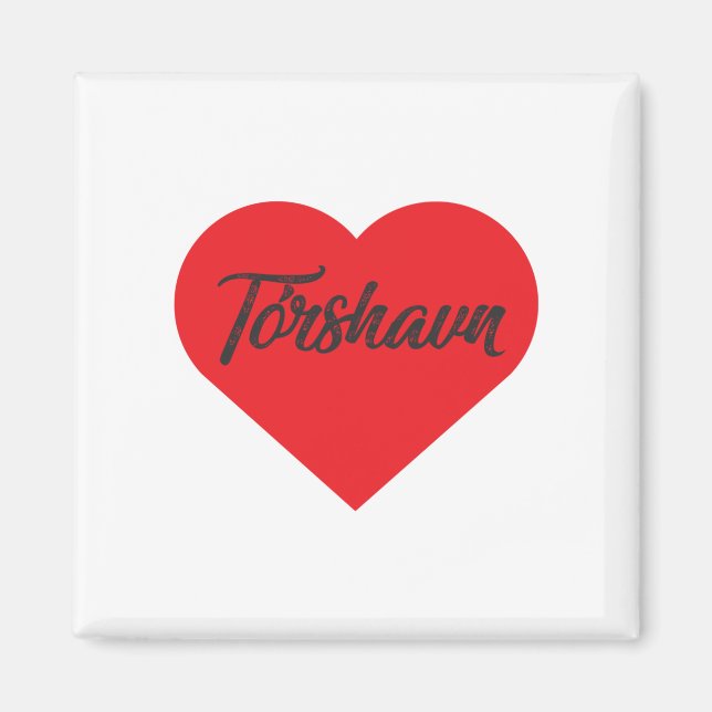 Aimant I Love Tórshavn - Îles Féroé (Devant)
