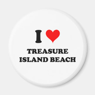 Aimant I Love Treasure Island Beach Floride