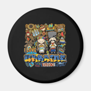 Aimant I love Ukraine