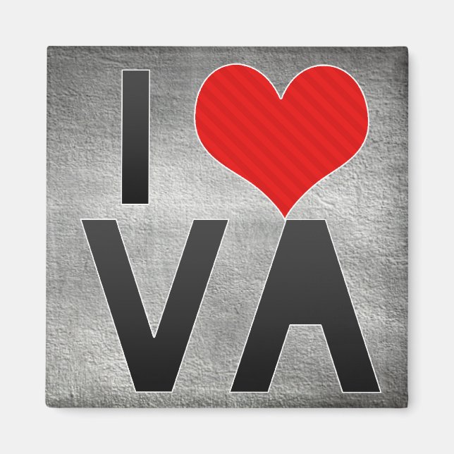 Aimant I Love VA (Devant)