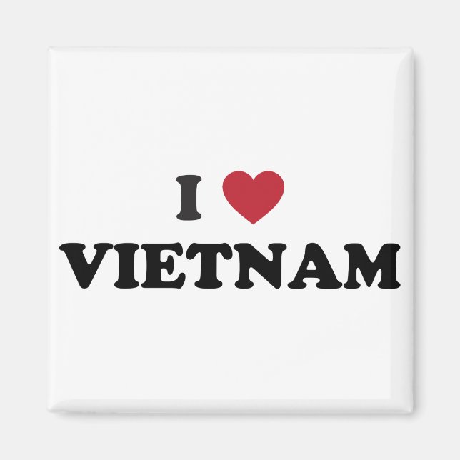 Aimant I Love Vietnam (Devant)