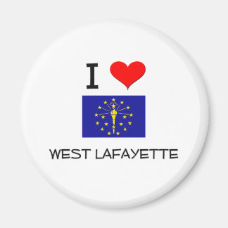 Aimant I Love WEST LAFAYETTE Indiana