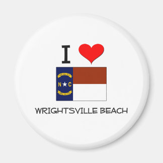 Aimant I Love Wrightsville Beach North Carolina