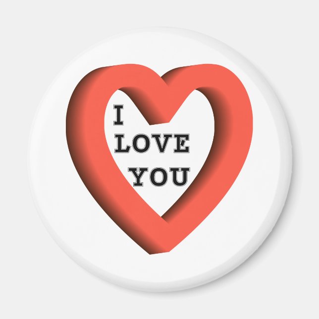AIMANT I LOVE YOU BUTTONS (Devant)