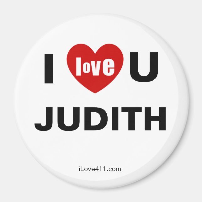 Aimant I Love You Judith (Devant)