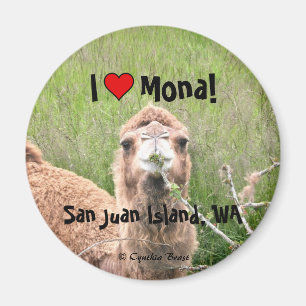 Aimant I ♥ Mona !