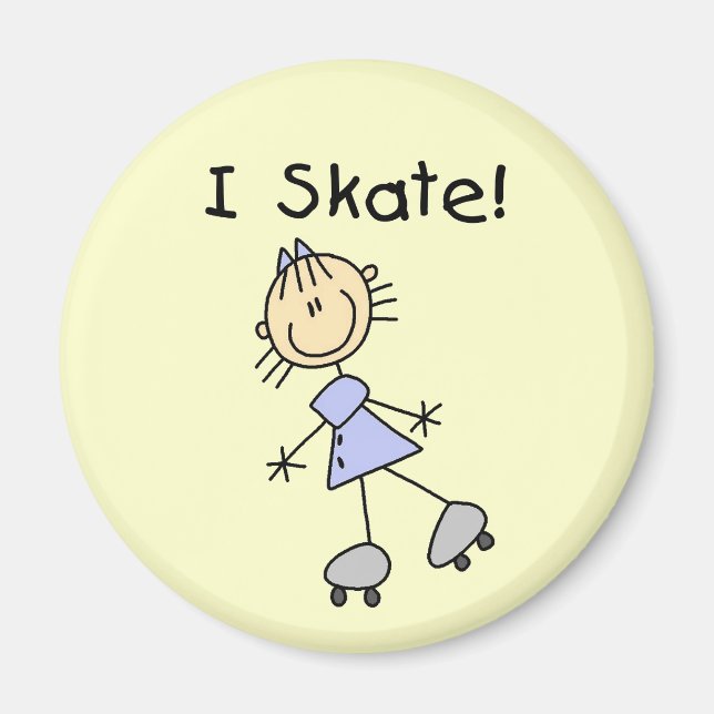 Aimant I Patinage - Patinage à rouleaux pour filles (Devant)
