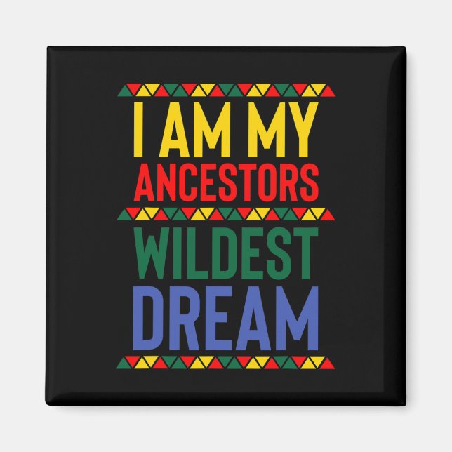 Aimant I Sur My Ancestors Braconnage Dream Black History  (Devant)