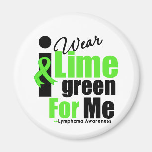 Aimant I Wear Lime Green For Me