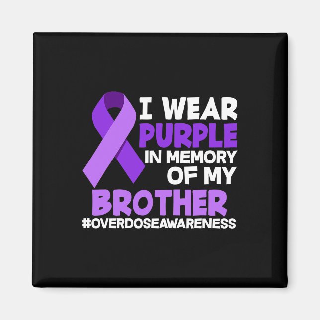 Aimant I Wear Purple (Devant)