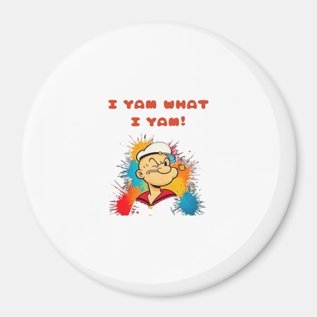 Aimant I Yam What I Yam Classic Sloth Trendy (Devant)
