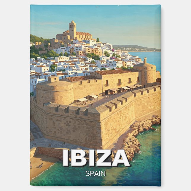 Aimant Ibiza Dalt Vila Espagne Voyage (Recto)